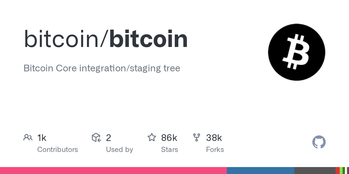 GitHub - bitcoin/bitcoin: Bitcoin Core integration/staging tree GitHub - bitcoin/bitcoin: Bitcoin Core integration/staging tree