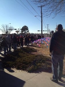 LifeGuard and other pro-life attendees at the Farmington March for Life. (img courtesy of LifeGuard)