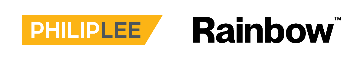 Logos: Philip Lee LLP and Rainbow Logos: Philip Lee LLP and Rainbow