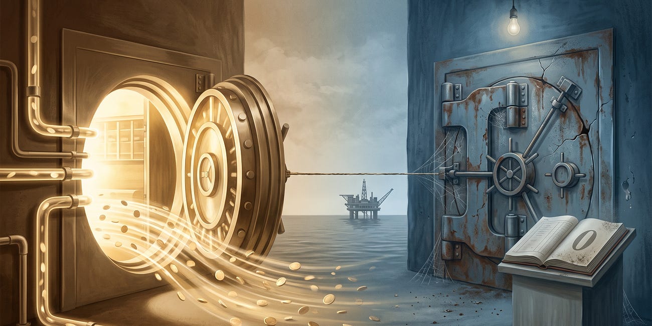 THE SPEED OF MONEY: Two Bank Accounts, One Family, and the Gas Field Nobody Will Touch