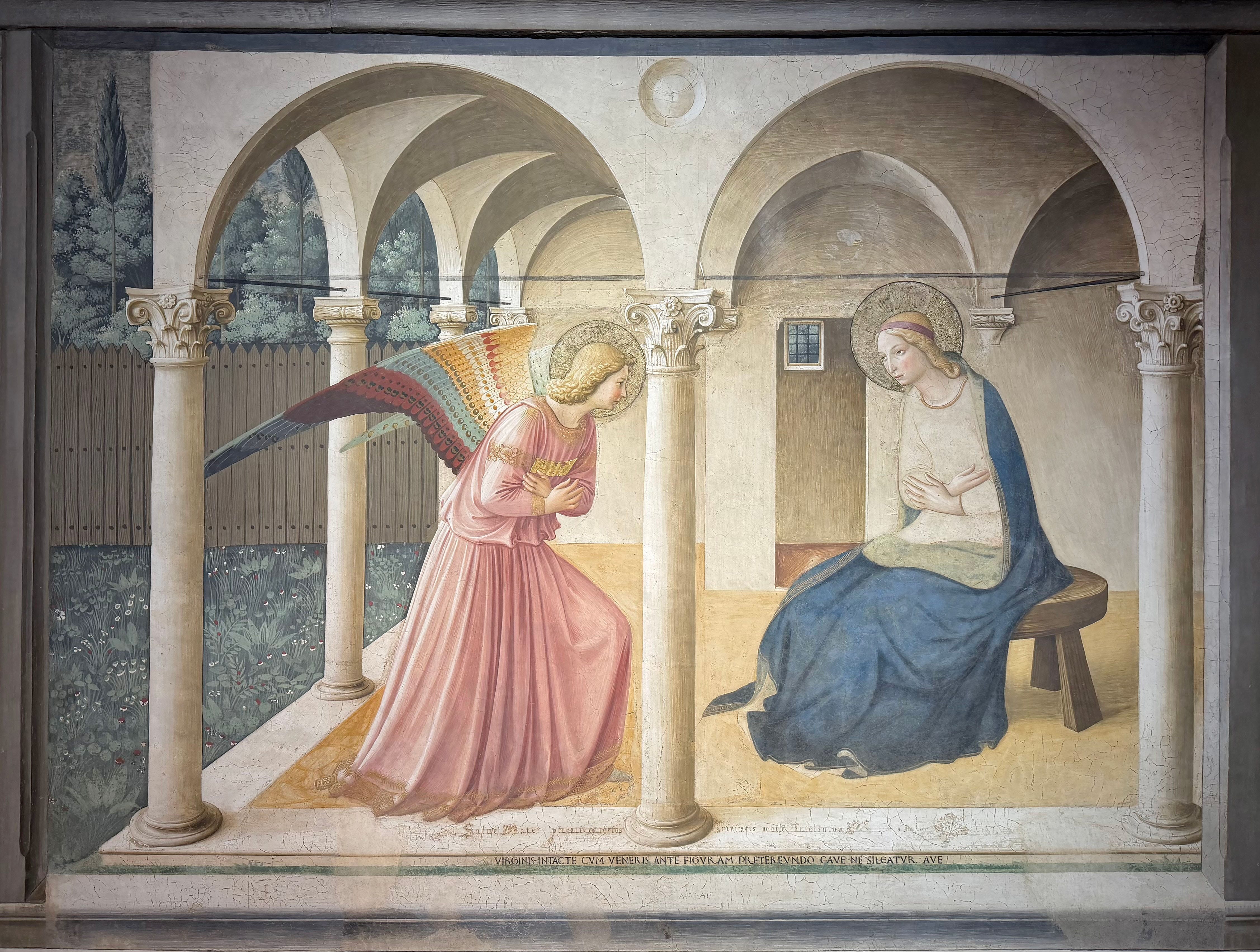 Praying with the Annunciation frescos by Fra Angelico at San Marco