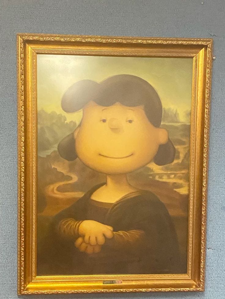 Lucy as Mona Lisa!!