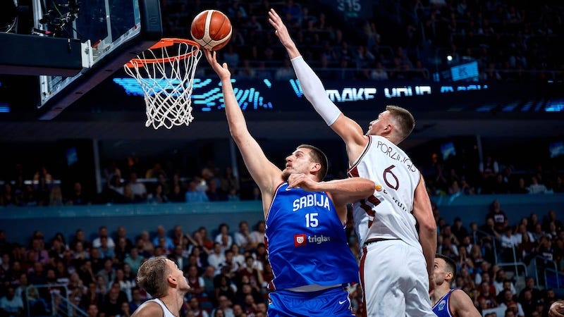 Kristaps Porzingis on trying to stop Nikola Jokic: I haven't had much  success in ten years - Basketball Sphere