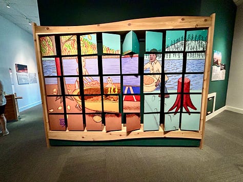 exhibits, scale, museum