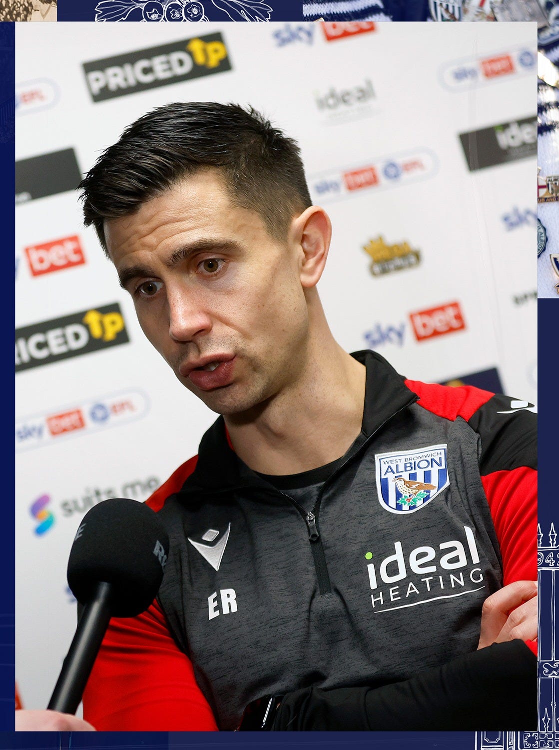 Eric Ramsay is interviewed after WBA's draw with Stoke