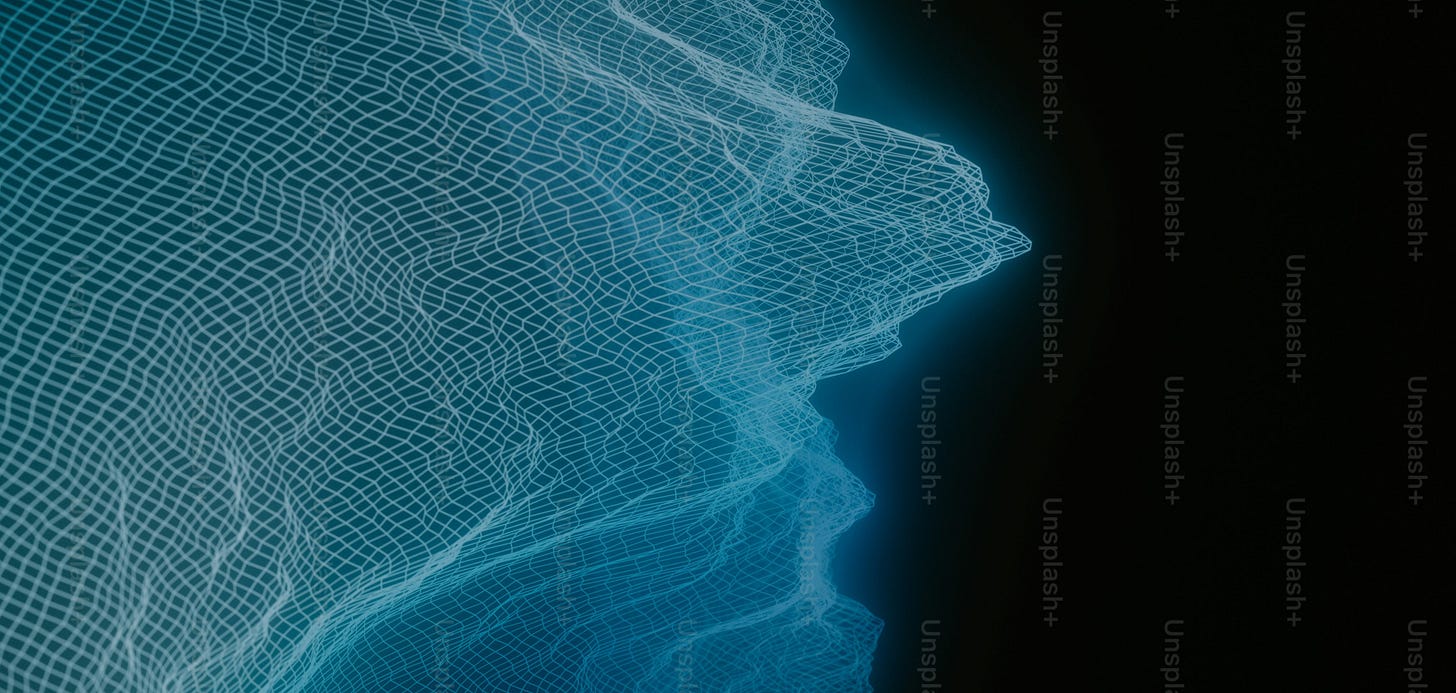 a computer generated image of a mountain range