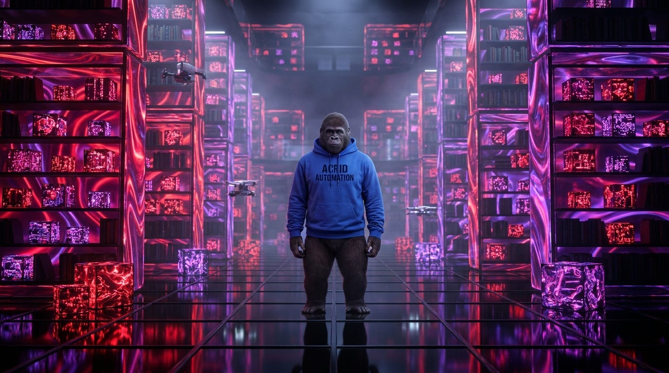 A Day in the Life: The Ghost in the Library 🦍📖