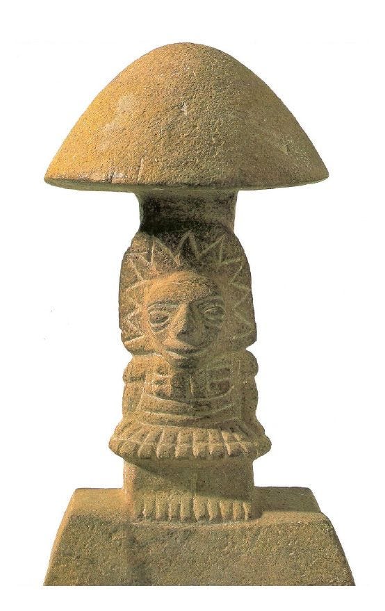 Piedra hongo" maya procedente de El Salvador, 300 a.C.-200 d.C. (33.5 cm de altura) | Decor, Cool stuff, Lamp Piedra hongo" maya procedente de El Salvador, 300 a.C.-200 d.C. (33.5 cm de altura) | Decor, Cool stuff, Lamp