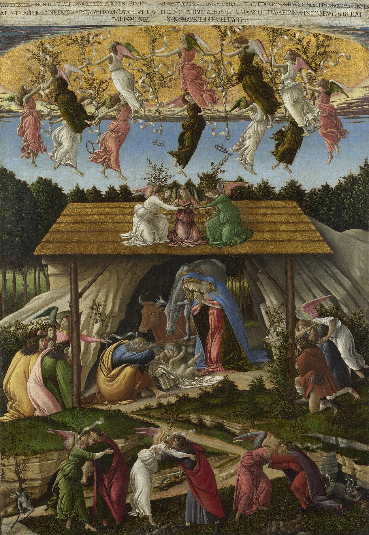 Botticelli Mystic Nativity Botticelli Mystic Nativity