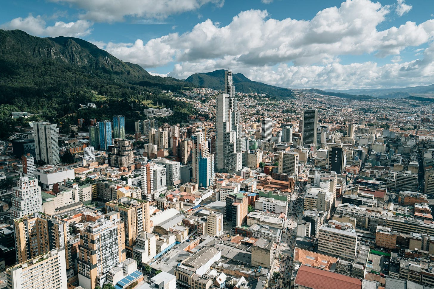 buildings near mountain in bogota colombia