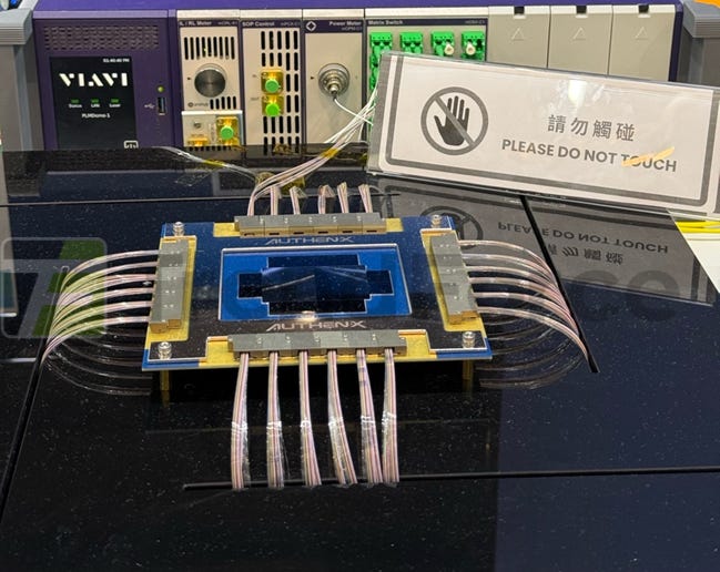 AuthenX CPO Chip Sample