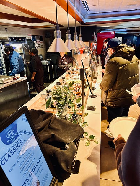 buffet, club, seats
