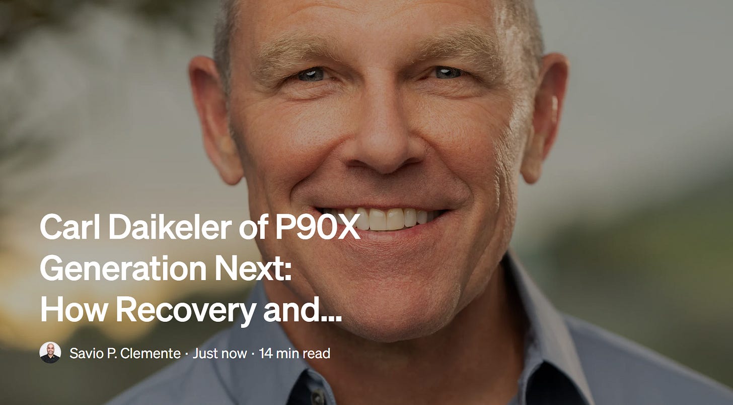 Carl Daikeler P90X Generation Next interview on recovery and high performance Authority Magazine