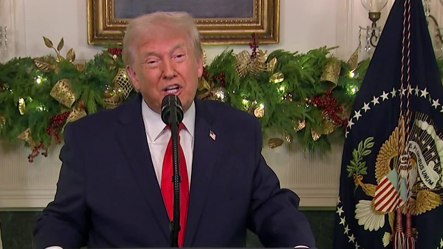 Trump announces 'warrior dividend' check for service members