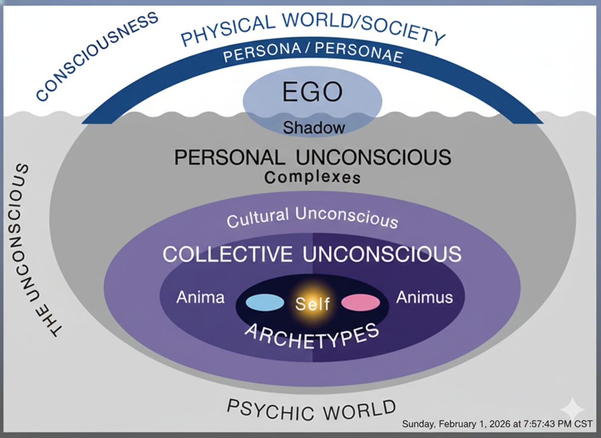 JUNG’S FOUR LEVELS OF CONSCIOUSNESS - by Dr. Andy Johnson