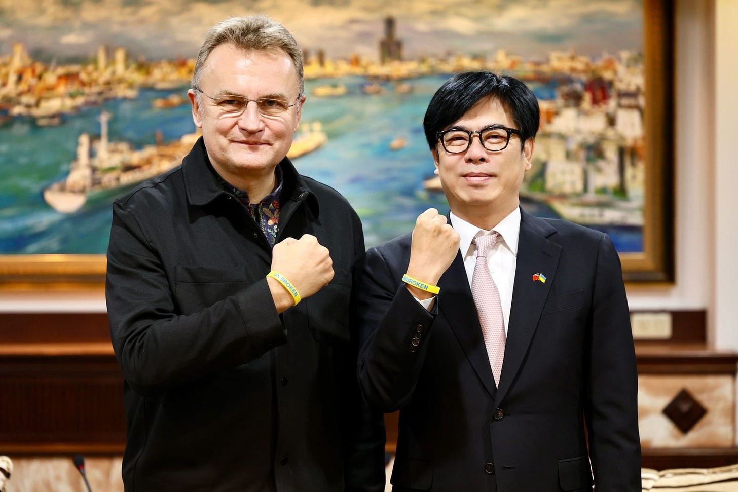 Kaohsiung to help Ukrainian cities affected by war against Russia. (Kaohsiung City Government photo)