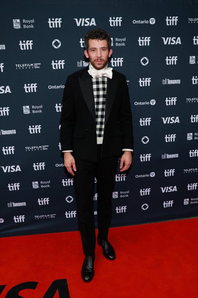 Josh O'Connor in Dior Men SS26 RTW at the premiere of "Wake Up Dead Man: A  Knives Out Mystery" at the Toronto International Film Festival (September  6, 2025) : r/whatthefrockk