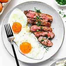 Steak And Eggs (Perfect Breakfast!) - Wholesome Yum