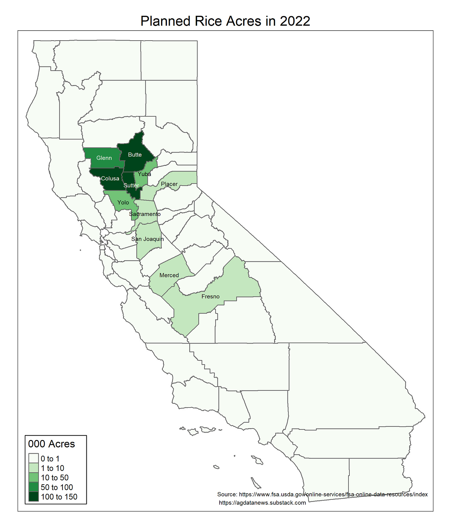 Planned Rice Acres