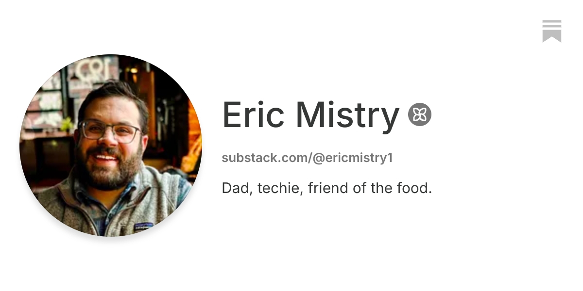 Eric Mistry | Substack