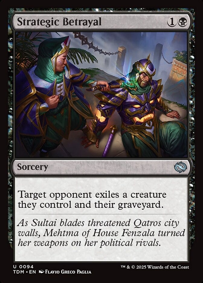 Strategic Betrayal (Tarkir: Dragonstorm #94)