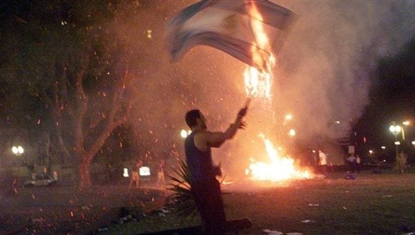 Argentina faced its worst crisis in history in 2001, and the people were not silent.
