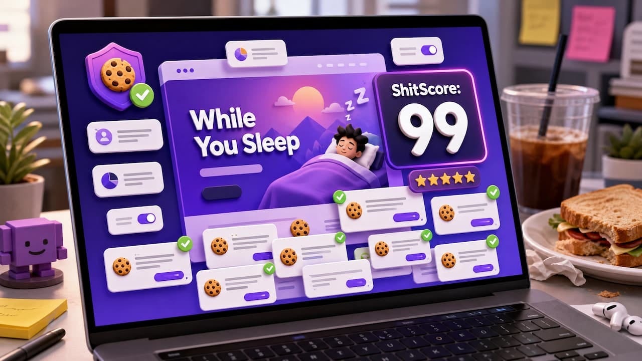 AI Generated "While You Sleep" Website
