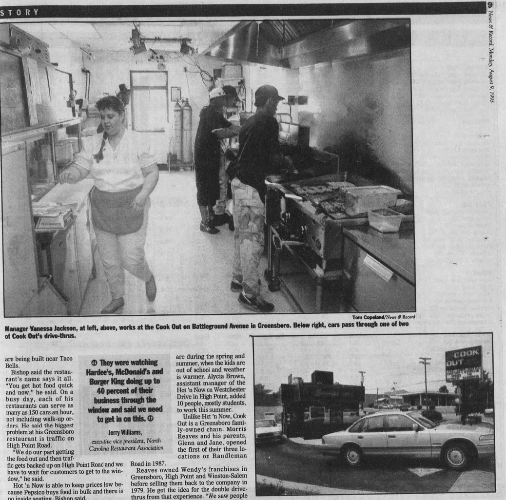 Newspaper pictures and story about Cook Out Newspaper pictures and story about Cook Out