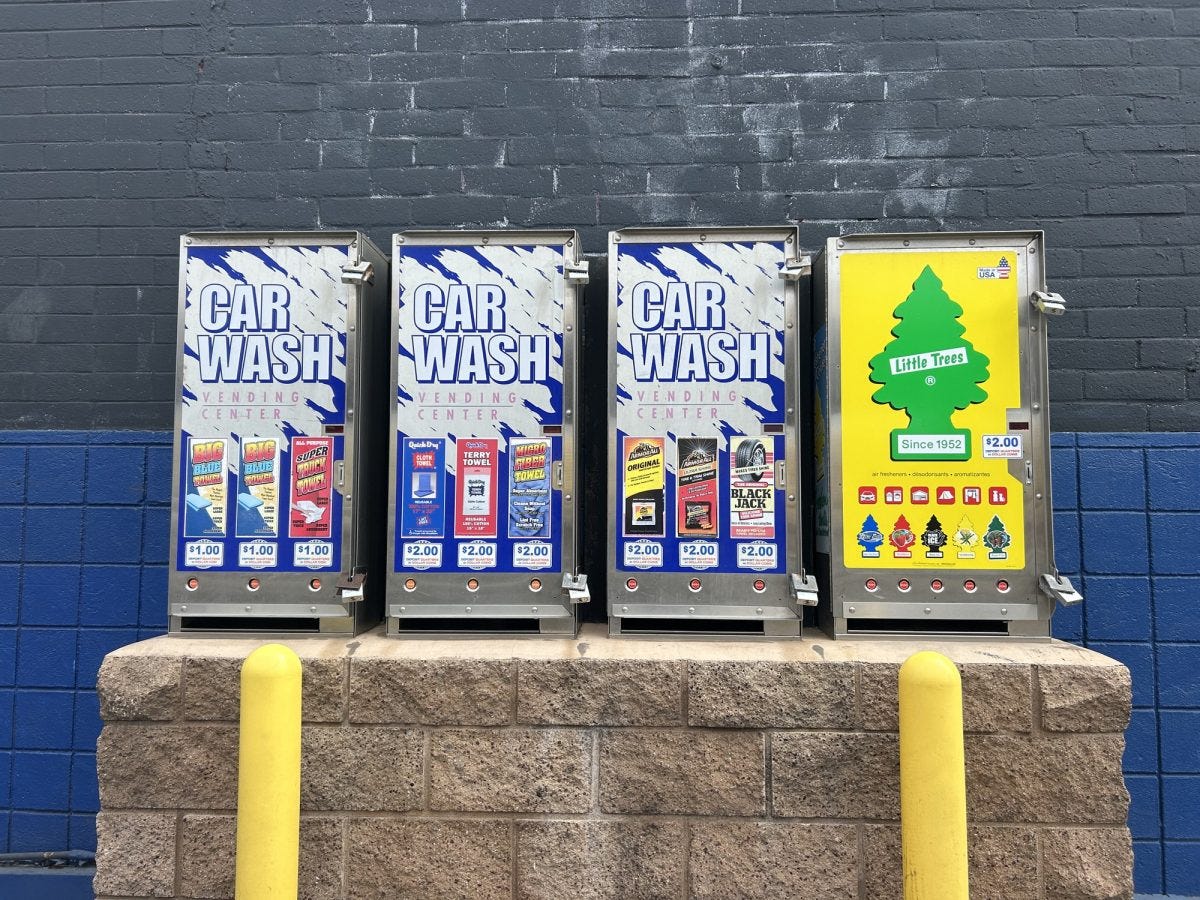 Take a ride around five local, affordable self-service car washes