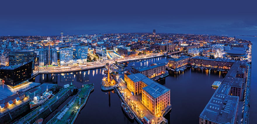 The city of Liverpool