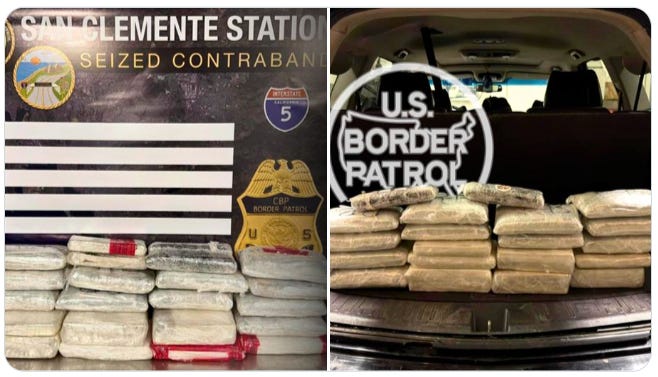 31 pounds of heroin and 25 pounds of fentanyl seized on December 10, 2025.