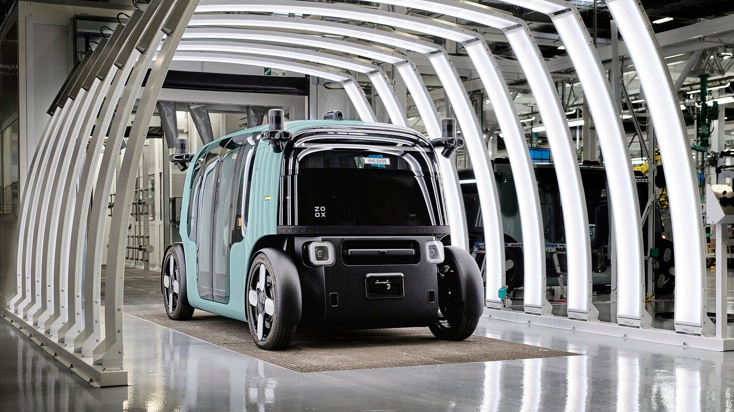 Amazon hopes to deliver 10,000 robotaxis annually with new factory,  challenging Waymo