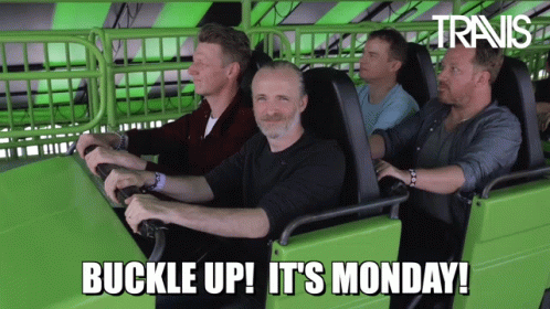 Its Monday Buckle Up GIF | GIFDB.com