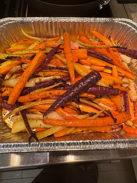 colorful photos of root vegetables