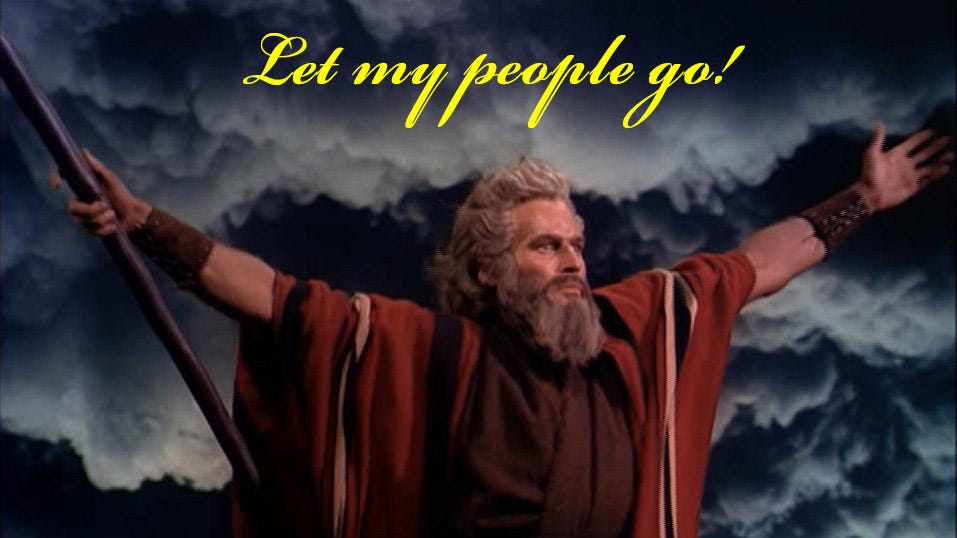 Moses let my people go - Wildfire Today