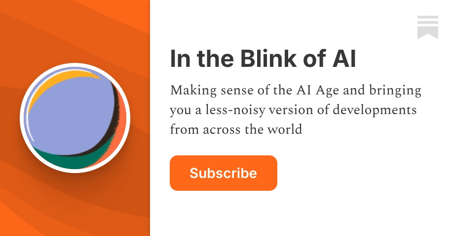 In the Blink of AI | Substack