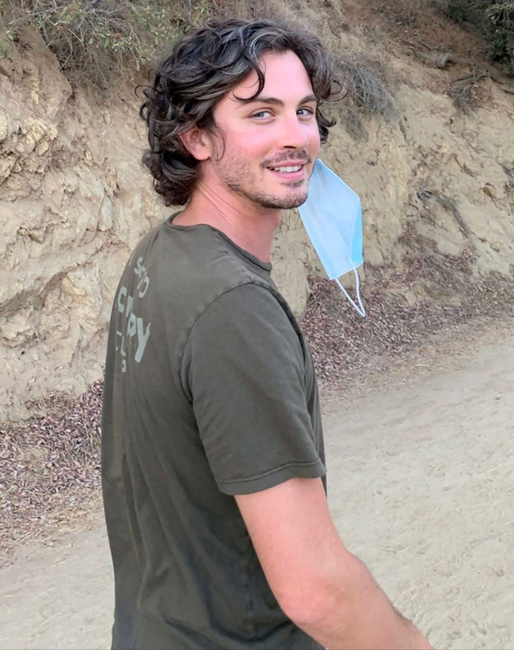 Logan Lerman Debuts Salt-and-Pepper Hair Color: Pic | Us Weekly Logan Lerman Debuts Salt-and-Pepper Hair Color: Pic | Us Weekly