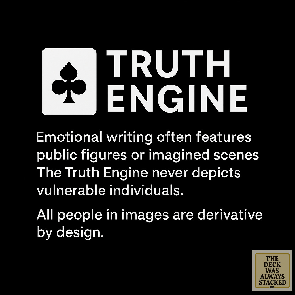 A Square and Wide version of the Truth Engine™ disclaimer image