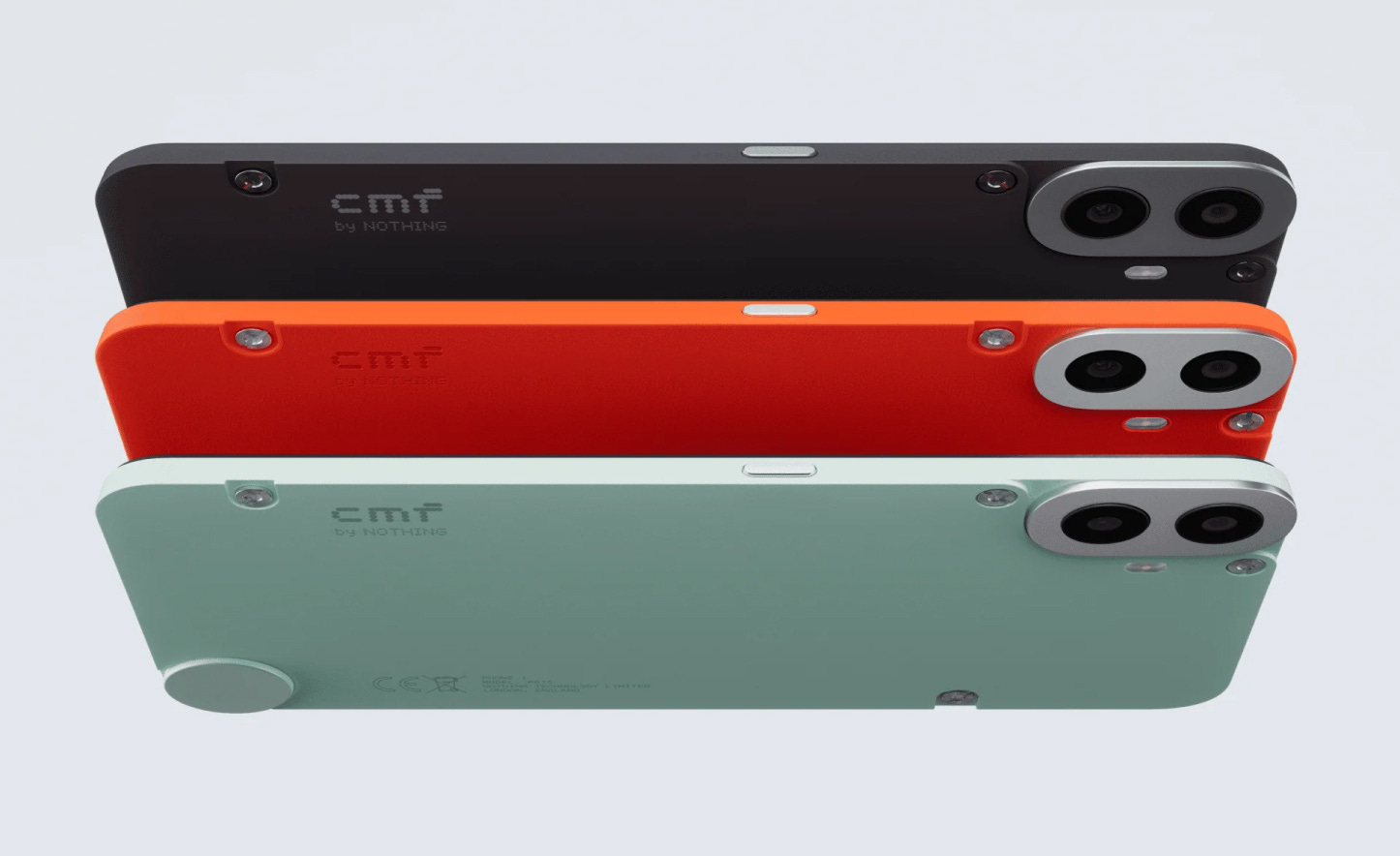 3 units of the latest CMF Phone 1 in different colours
