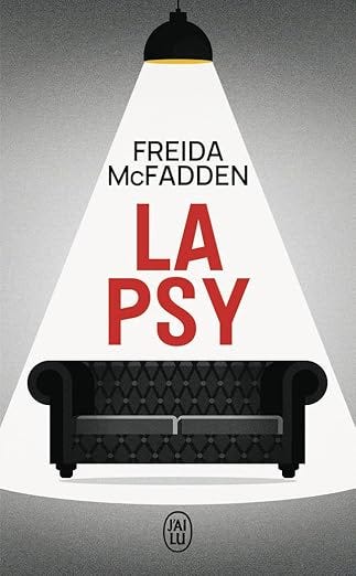 couverture du livre La Psy de Freida McFadden lu par sacheen couverture du livre La Psy de Freida McFadden lu par sacheen