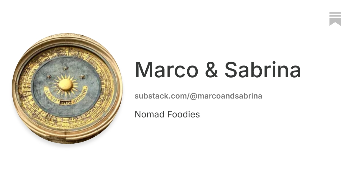 Marco & Sabrina | Substack
