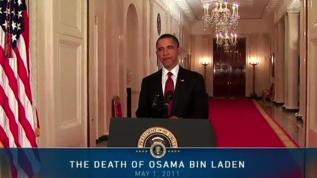 Caption The Death of Osama Bin Laden announced by President Barack Obama, May 1, 2011 - Video Exclusive: Bin Laden Dead via The Alex Jones Channel President Obama Announces Osama bin Laden is dead
