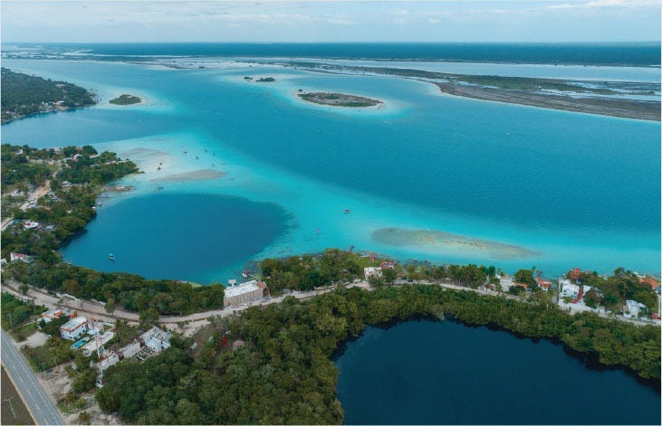 escape to this 34 mile lagoon for adventure sports