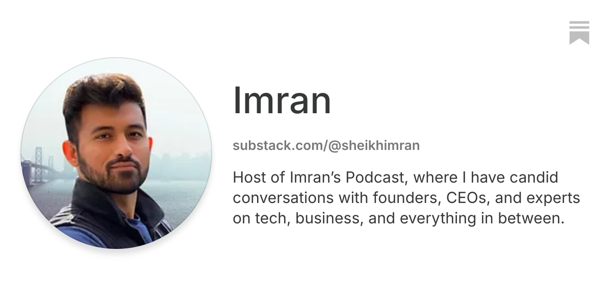 Imran | Substack