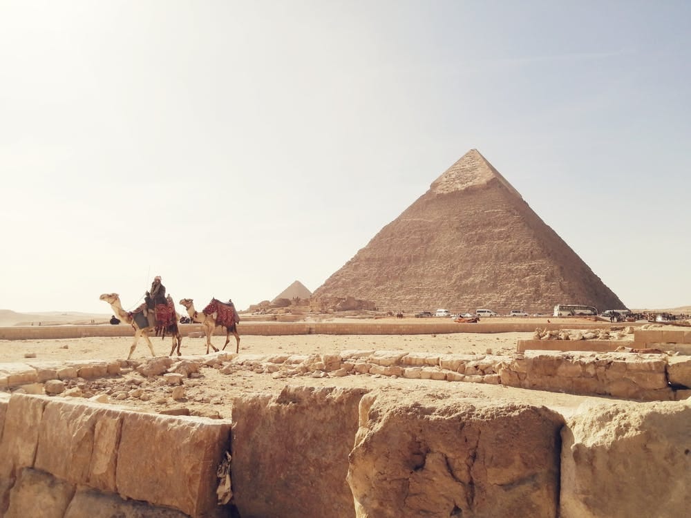 Free Person Riding A Camel Stock Photo