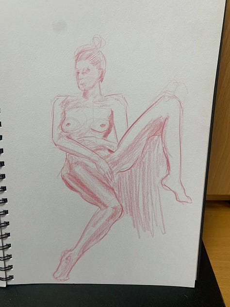 female nude life drawing cardiff