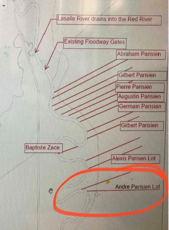 The area where my relatives settled per their “half-breed” scrip.