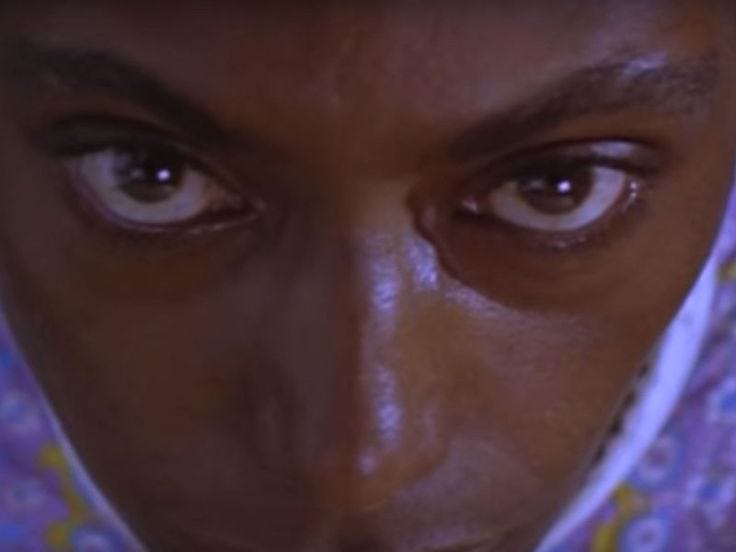 Sankofa is about "A self-absorbed Black American fashion model on a photo shoot in Africa is spiritually transported back to a plantation in the West Indies where she experiences first-hand the physical and psychic horrors of chattel slavery, and eventually the redemptive power of community and rebellion as she becomes a member of a freedom-seeking Maroon colony." Sankofa is about "A self-absorbed Black American fashion model on a photo shoot in Africa is spiritually transported back to a plantation in the West Indies where she experiences first-hand the physical and psychic horrors of chattel slavery, and eventually the redemptive power of community and rebellion as she becomes a member of a freedom-seeking Maroon colony."