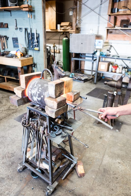 heating the handle
