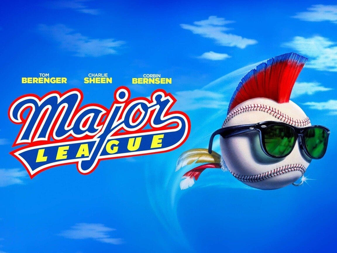 Major League Movie Logo, Poster & Baseball Cards | Logos & Lists